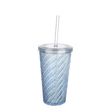 تحميل الصورة في عارض المعرض، Drinking Tumbler with Straw - 600ml. Cup
