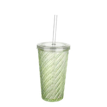 تحميل الصورة في عارض المعرض، Drinking Tumbler with Straw - 600ml. Cup

