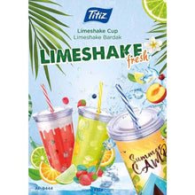 Load image into Gallery viewer, Cups/Mugs/Jars/Jugs - Lime Shake Drinking Tumbler with Straw - 600ml. Cup
