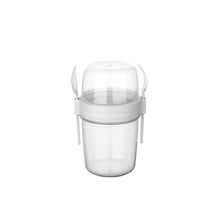 Load image into Gallery viewer, Cups/Mugs/Jars/Jugs - Take'N Go Muesli Cup with Spoon &amp; Fork - 650 ml
