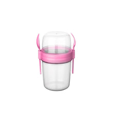 Load image into Gallery viewer, Cups/Mugs/Jars/Jugs - Take'N Go Muesli Cup with Spoon &amp; Fork - 650 ml
