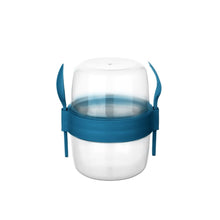 Load image into Gallery viewer, Cups/Mugs/Jars/Jugs - Take'N Go Muesli Cup with Spoon &amp; Fork - 800 ml
