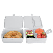 Load image into Gallery viewer, Lunch Box Container With Fork &amp; Spoon - Vera Lunch Box - 3 Compartment Meal Box
