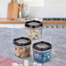 Load image into Gallery viewer, Food Storage Container - 600 ml.  Airtight Acrylic (Small)
