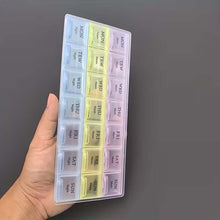 Load image into Gallery viewer, Weekly Pill Organizer (21-Day)
