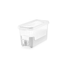 تحميل الصورة في عارض المعرض، 1 Pcs Beverage Dispenser with Dual-Use Stand - Plastic Food Container For Detox and Juice 4.5 Liters
