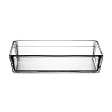 تحميل الصورة في عارض المعرض، Rectangular heat resistant glass tray for baking, 2.4 liters, ideal for meal prep and storage.
