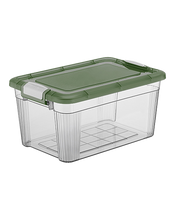 تحميل الصورة في عارض المعرض، Storage Box - 5700 ml.  Stack Box with Lid &amp; clips
