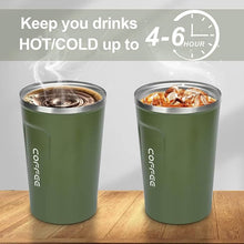 Load image into Gallery viewer, Stainless steel cup keeping drinks hot or cold for 4-6 hours, ideal for outdoor and daily use.
