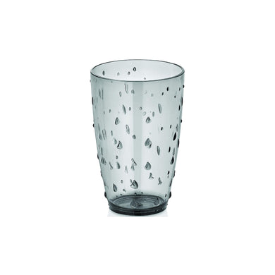 Rain textured drinking cup, 420 ml, BPA-free, shatter-resistant, perfect for any occasion.