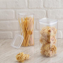 Load image into Gallery viewer, Food Storage Containers Set - Acrylic Sealed/Airtight Square Food Jars Chef box - 2100 ml.
