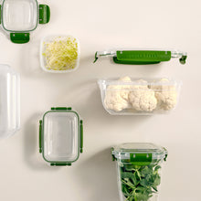 Load image into Gallery viewer, Food Storage Containers - Plastic Sealed Rectangular Set of 5 (400 - 800 - 1400 - 2300 - 4000 ml)
