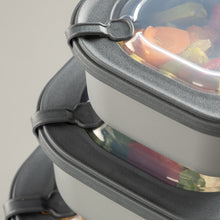 Load image into Gallery viewer, Food Storage Containers - MicroSafe Square (1800 ml.) with Lid
