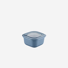 Load image into Gallery viewer, Food Storage Containers - MicroSafe Square stripe (600 ml.) with Lid

