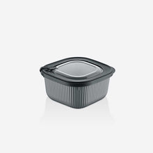 Load image into Gallery viewer, Food Storage Containers - MicroSafe Square stripe (1800 ml.) with Lid
