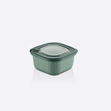 Load image into Gallery viewer, Food Storage Containers - MicroSafe Square stripe (1100 ml.) with Lid
