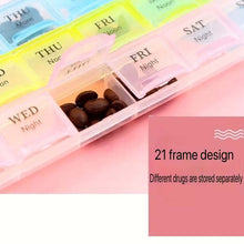 Load image into Gallery viewer, Weekly Pill Organizer (21-Day)
