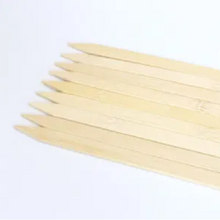 Load image into Gallery viewer, Bamboo Skewers (30cm Flat) Sticks for BBQ Grilling - 24 Bamboo Skewers Stick
