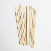 Load image into Gallery viewer, Bamboo Skewers (30cm Flat) Sticks for BBQ Grilling - 24 Bamboo Skewers Stick
