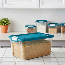 تحميل الصورة في عارض المعرض، Storage Box - 5700 ml.  Stack Box with Lid &amp; clips
