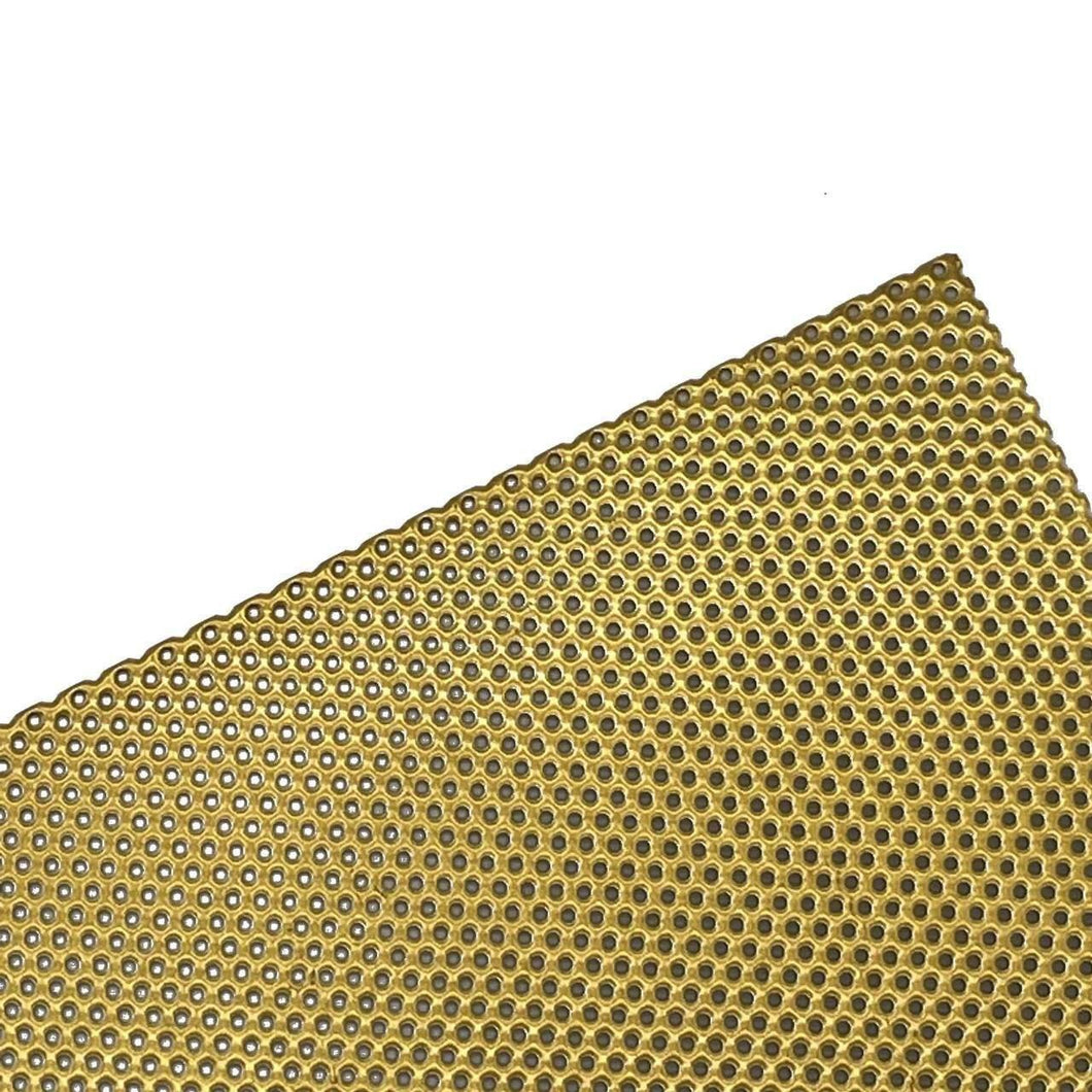 45 cm Width Golden Non-Slip Shelf Liner - 45 x 500 cm EVA Kitchen Liner