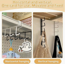 تحميل الصورة في عارض المعرض، Under Cabinet Hanging Storage Shelf Hook - Multipurpose Hook
