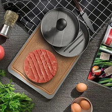 Load image into Gallery viewer, Burger Press with wooden handle - Aluminum Non-Stick Burger Press
