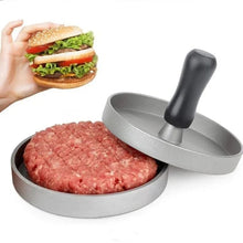 Load image into Gallery viewer, Burger Press with wooden handle - Aluminum Non-Stick Burger Press
