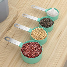 Load image into Gallery viewer, Measuring Cups &amp; Spoons - 8 Pcs stainless Steal Measuring Cups &amp; Spoons Set
