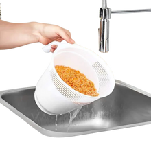 Load image into Gallery viewer, Rice Washing Colander - Rice Washing Bowl - Wash Strainer for Fruits and Vegetables Cleaning
