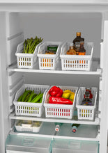 Load image into Gallery viewer, Plastic Refrigerator Organizer Bin -  Small Step Large Plastic Bin For Fridge
