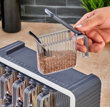 Load image into Gallery viewer, Kitchen Spice Rack - 12-Jar Seasoning Organizer - Spice Rack Organizer Wall Mount/Countertop, Seasoning Containers
