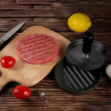 Load image into Gallery viewer, Burger Press with wooden handle - Aluminum Non-Stick Burger Press
