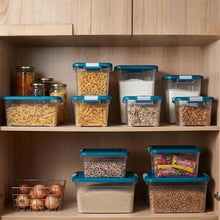 تحميل الصورة في عارض المعرض، Storage Box - 2800 ml.  Stack Box with Lid &amp; clips
