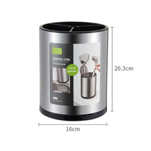 Load image into Gallery viewer, Cutlery Holder - Stainless Steel Cutlery Organizer - Round Shaped
