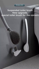 Load image into Gallery viewer, Flexible Silicone Toilet Brush with Holder
