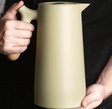 Load image into Gallery viewer, Glass-Insulated 1Lt. Thermo Jug with Wooden Handle
