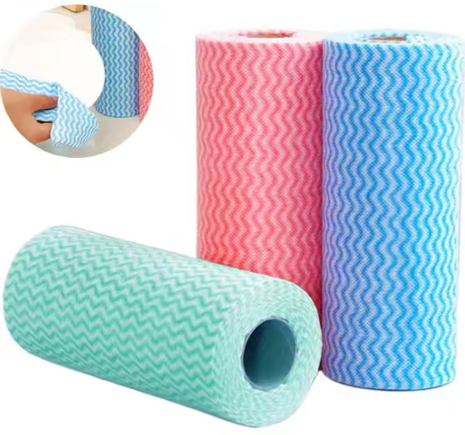 Cleaning Cloth Roll – 100 Multipurpose & Disposable Cloth