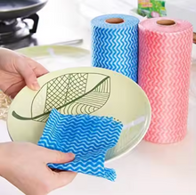 تحميل الصورة في عارض المعرض، Cleaning Cloth Roll – 100 Multipurpose &amp; Disposable Cloth
