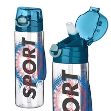 Load image into Gallery viewer, Bottles - Plastic Water Bottle - 700 ml. Water Bottle with Airtight Lid &amp; Handle
