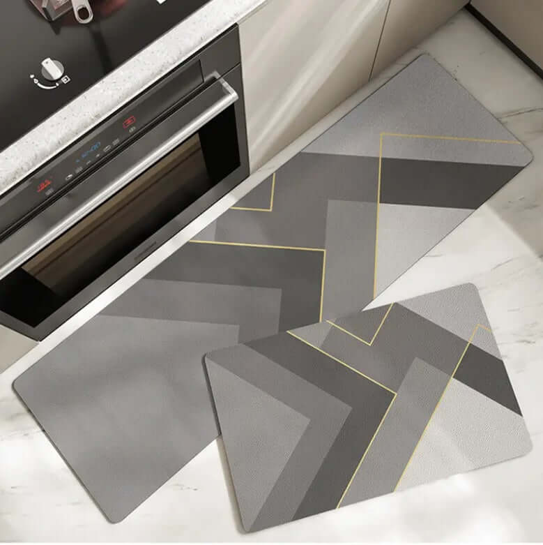 Anti-Slip Mats - Non-Slip Rubber Bathroom Mat  - Set of 2 ( 45 x 75 cm ) & ( 45 x 150 cm )