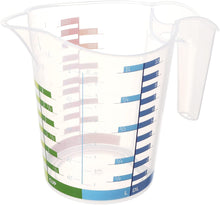 Load image into Gallery viewer, Measuring Cup With Angled Grip and Spout - Plastic Measuring Container - 500 ml./17 oz.
