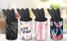 Load image into Gallery viewer, Cutlery Holder - Plastic Knife Block Stand - (17 x 11 cm)
