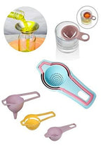 Load image into Gallery viewer, Tea Strainer, Funnel and Egg Separator , 3 in 1 Set
