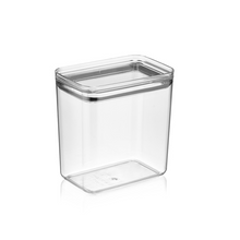 Load image into Gallery viewer, Food Storage Containers Set - Acrylic Sealed/Airtight Rectangular Food Jars Chef box - 2 lt.
