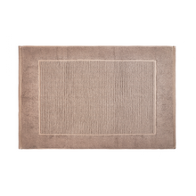 تحميل الصورة في عارض المعرض، Bath Mat Towel Beige Strips - 55 cm * 85 cm - 100% Cotton
