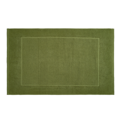 Bath Mat Towel Olive Strips - 55 cm * 85 cm - 100% Cotton