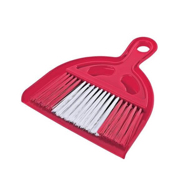 Dustpan and Brush Set - Small Broom and Dust Pan with Handle