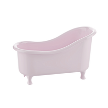 Load image into Gallery viewer, Plastic Storage Organizer Basket for Bathroom - Decorative Mini Bathtub - Portable Shower Caddy Basket
