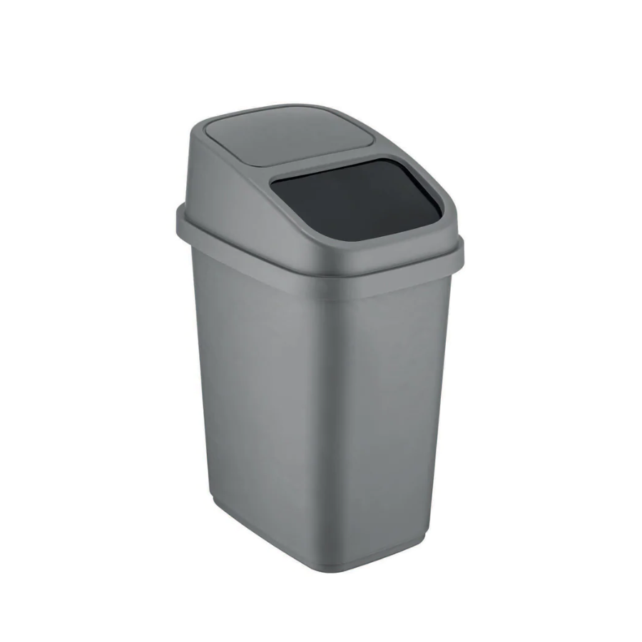 Dustbin with with Swing Lid - 5 Liters Slim Garbage Bin